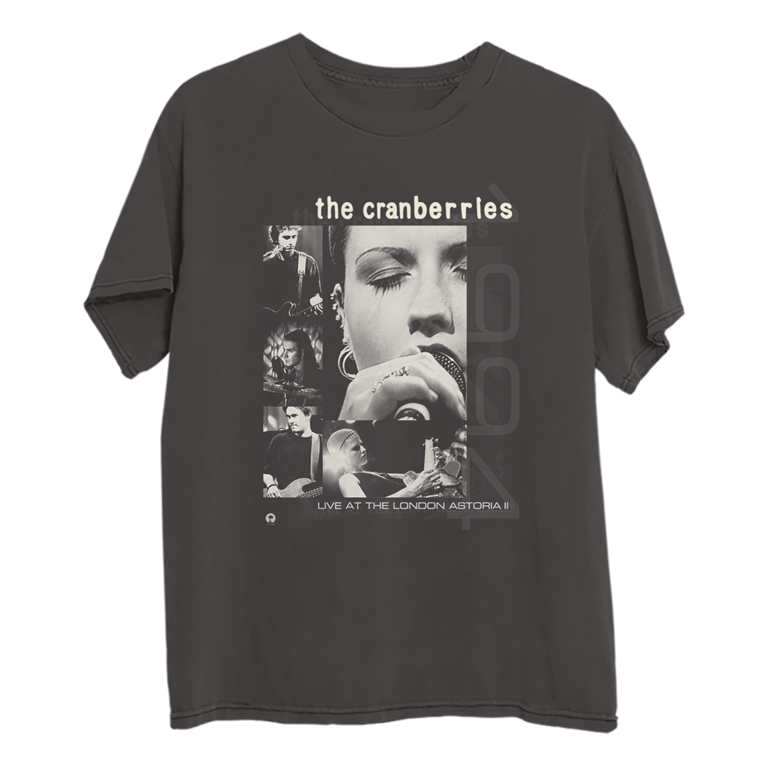 The Cranberries - The Cranberries - Live At The London Astoria Charcoal Graphic T-Shirt